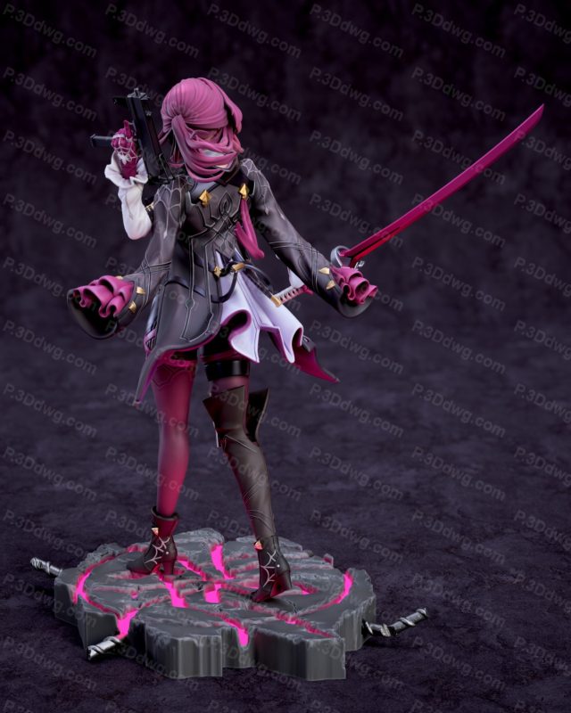 图片[2]-崩坏 卡芙卡-P站图纸收藏馆