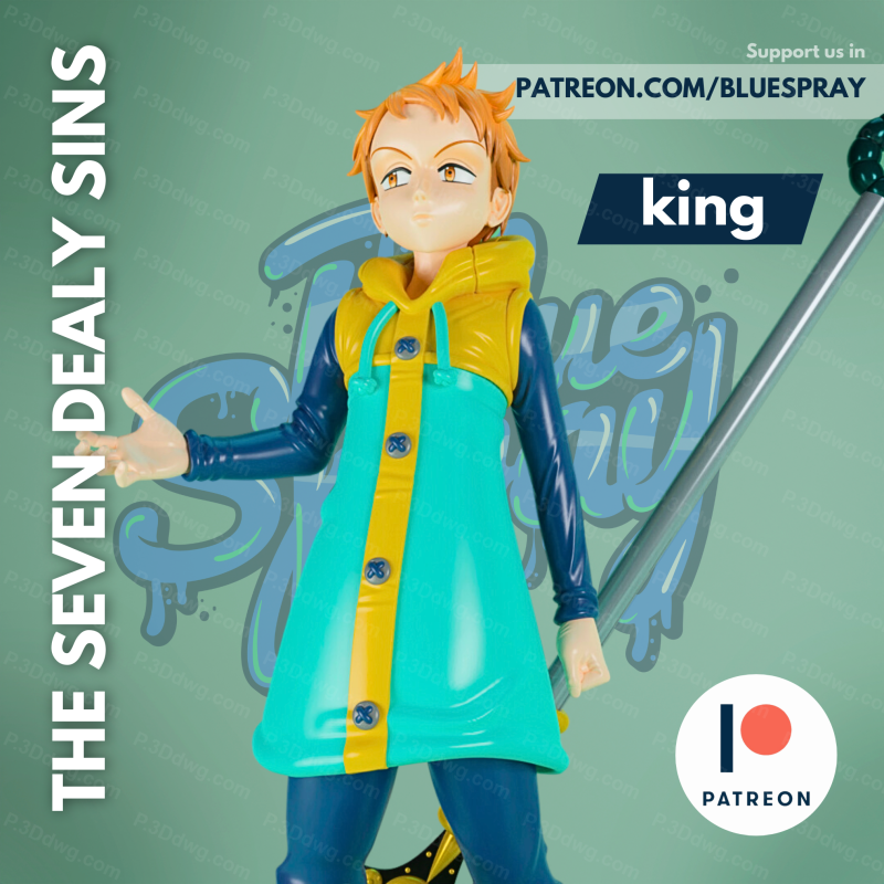 Blue Spray 七大罪 怠惰之罪 金-P站图纸收藏馆
