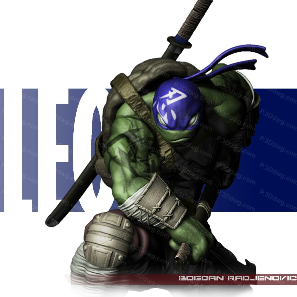 图片[1]-忍者神龟 利奥纳多-P站图纸收藏馆