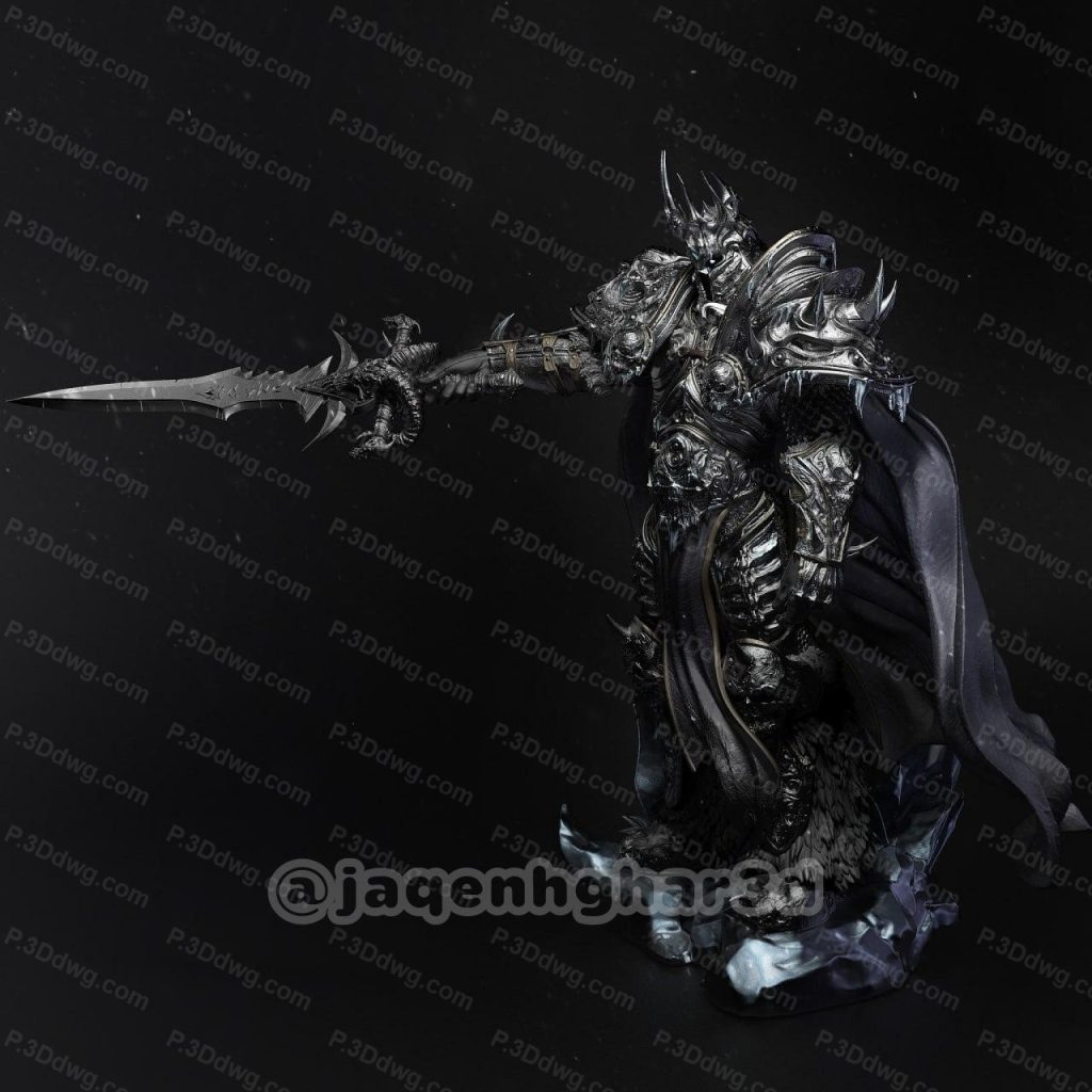 图片[3]-CA3D 魔兽世界 寒冰王冠 巫妖王-P站图纸收藏馆