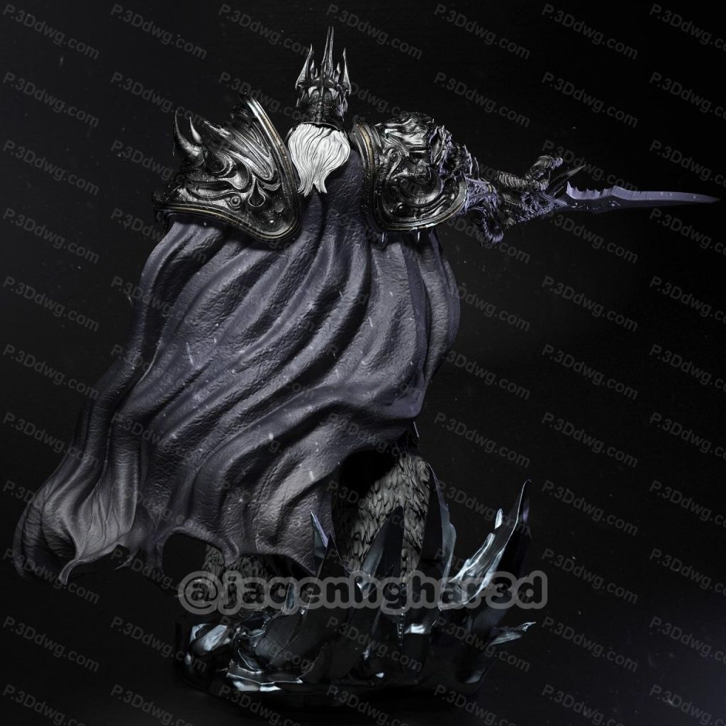 图片[4]-CA3D 魔兽世界 寒冰王冠 巫妖王-P站图纸收藏馆