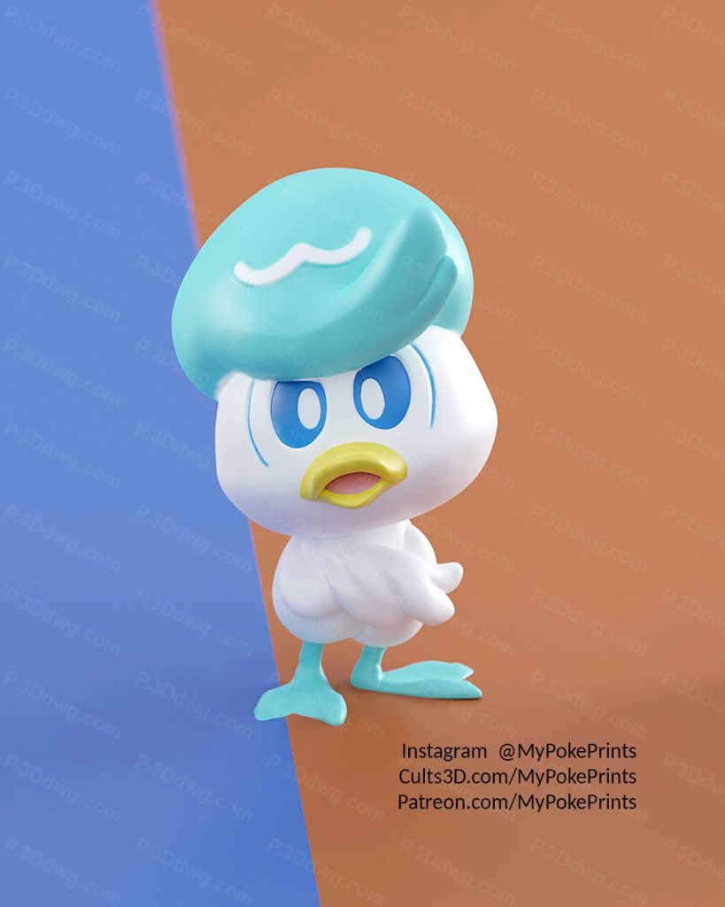 口袋妖怪 润水鸭-P站图纸收藏馆