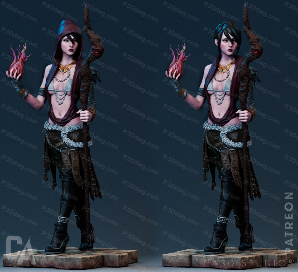 图片[2]-CA3D 龙腾世纪 莫瑞甘-P站图纸收藏馆