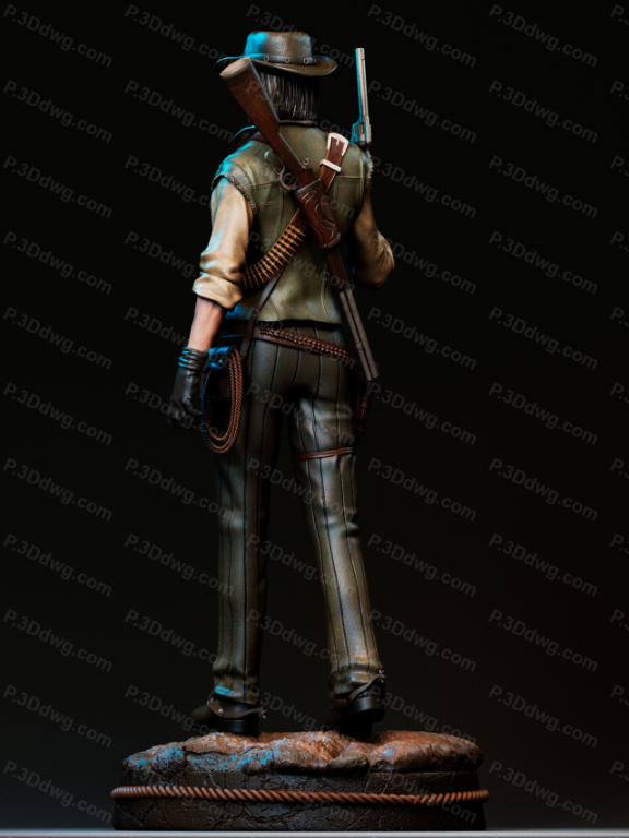 图片[5]-CA3D 荒野大镖客 约翰·马斯顿-P站图纸收藏馆