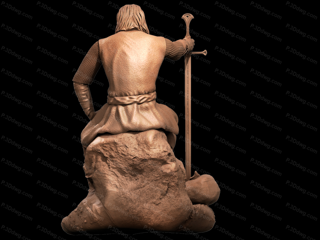 图片[5]-CA3D 魔戒 阿拉贡-P站图纸收藏馆