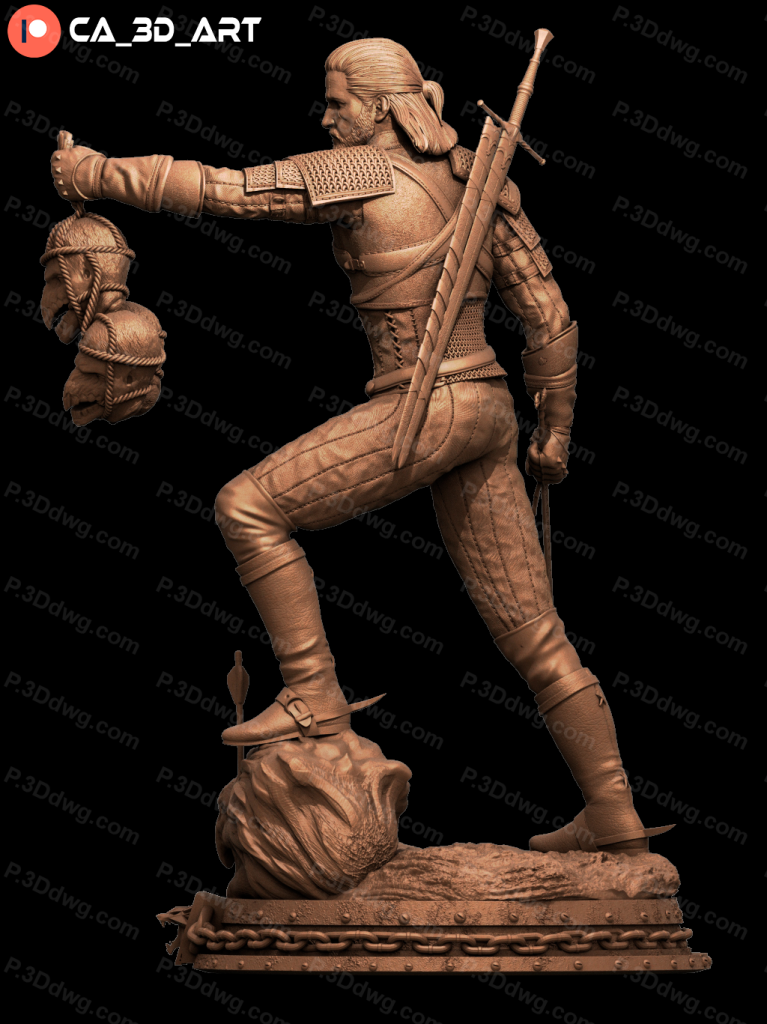 图片[4]-CA3D 猎魔人 杰洛特-P站图纸收藏馆