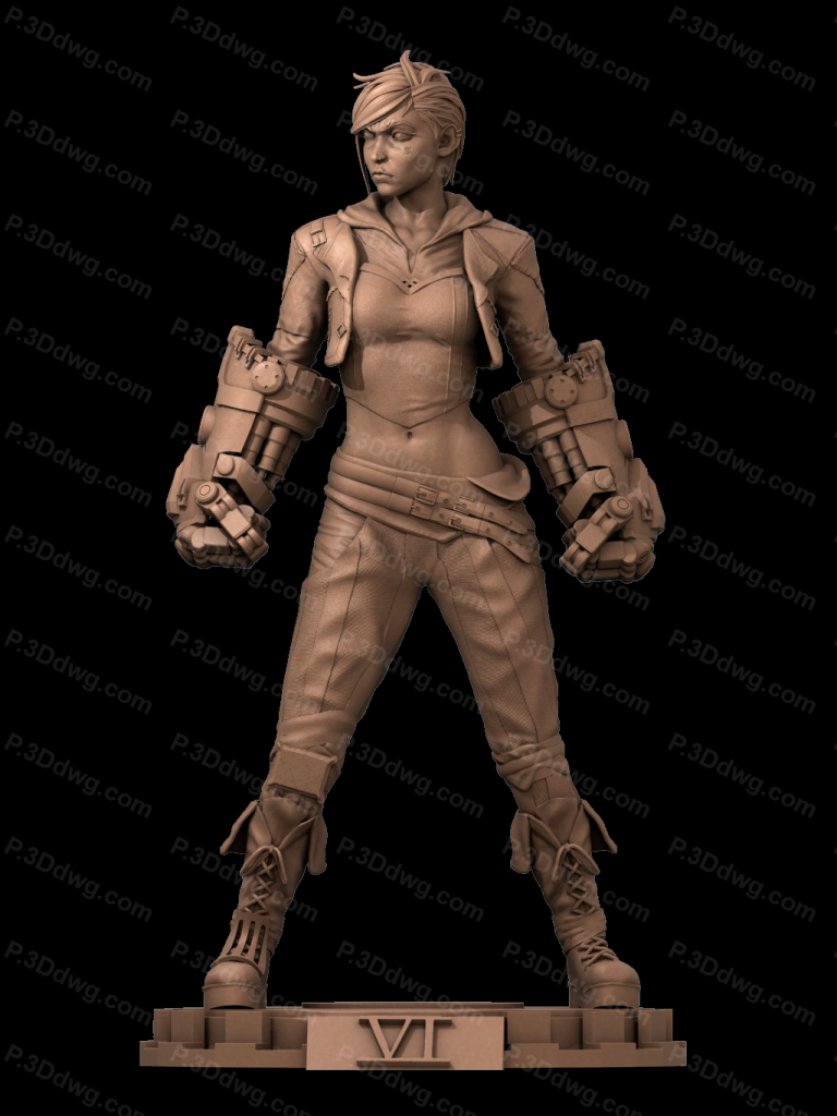 图片[3]-CA3D 英雄联盟 蔚-P站图纸收藏馆