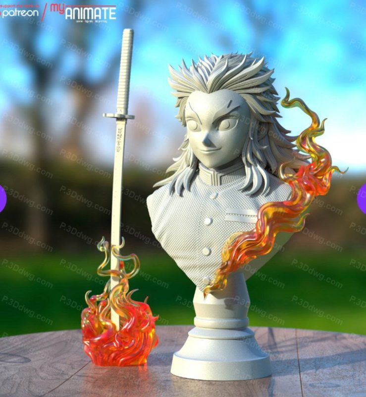 鬼灭之刃 炼狱杏寿郎-P站图纸收藏馆