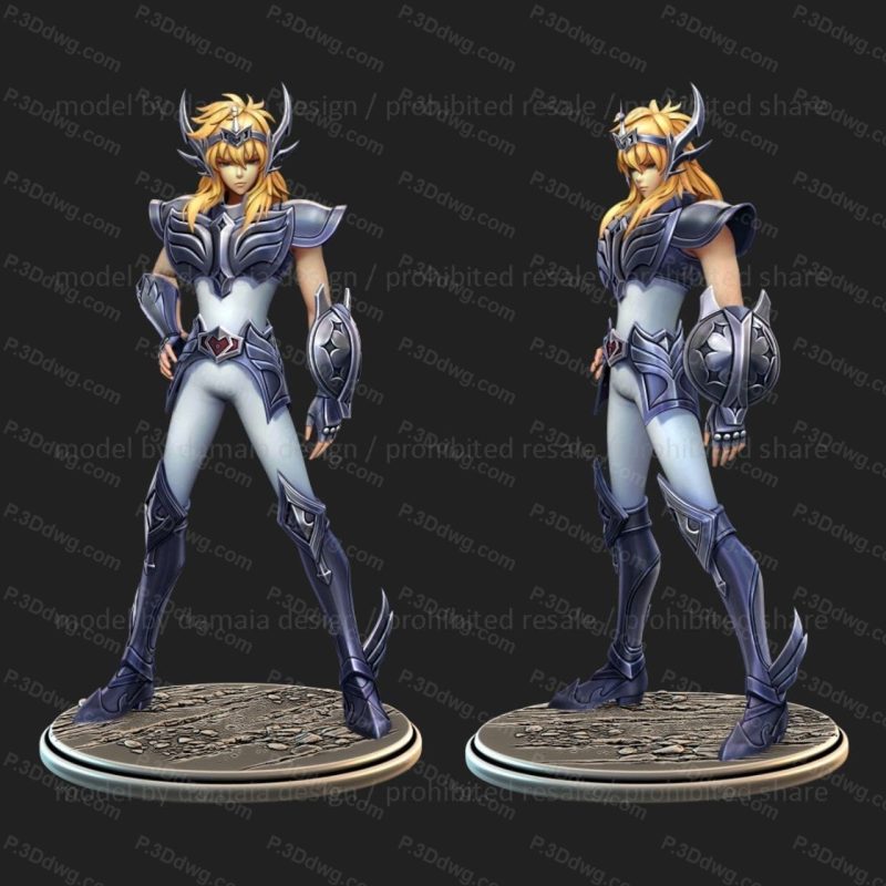 圣斗士星矢 冰河-P站图纸收藏馆