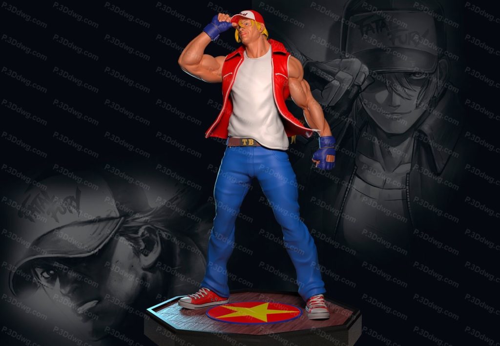 拳皇 特瑞·博加德-P站图纸收藏馆