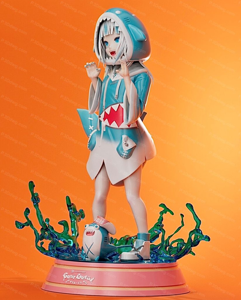 图片[3]-鲨鱼娘噶呜古拉-P站图纸收藏馆