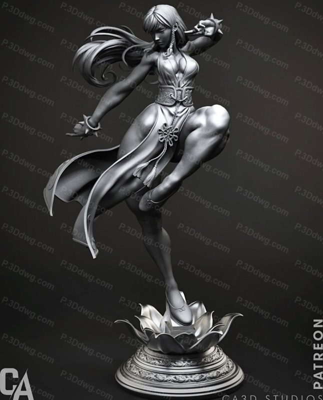 CA3D 街头霸王 春丽-P站图纸收藏馆