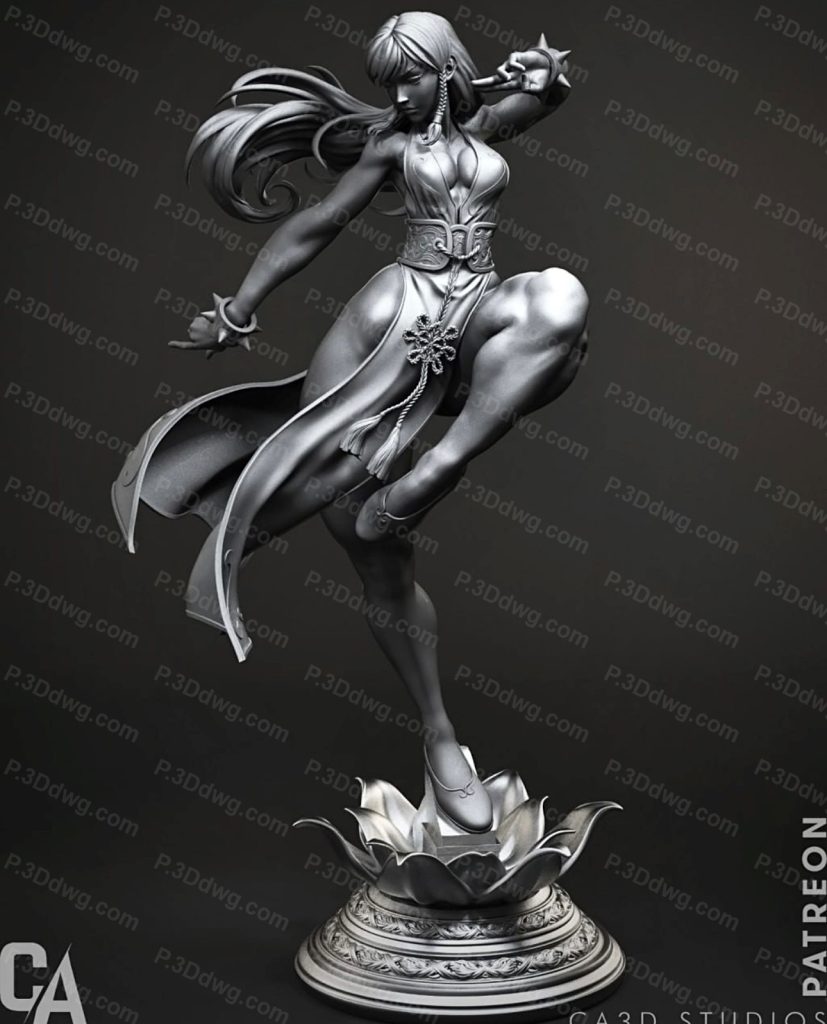 CA3D 街头霸王 春丽-P站图纸收藏馆