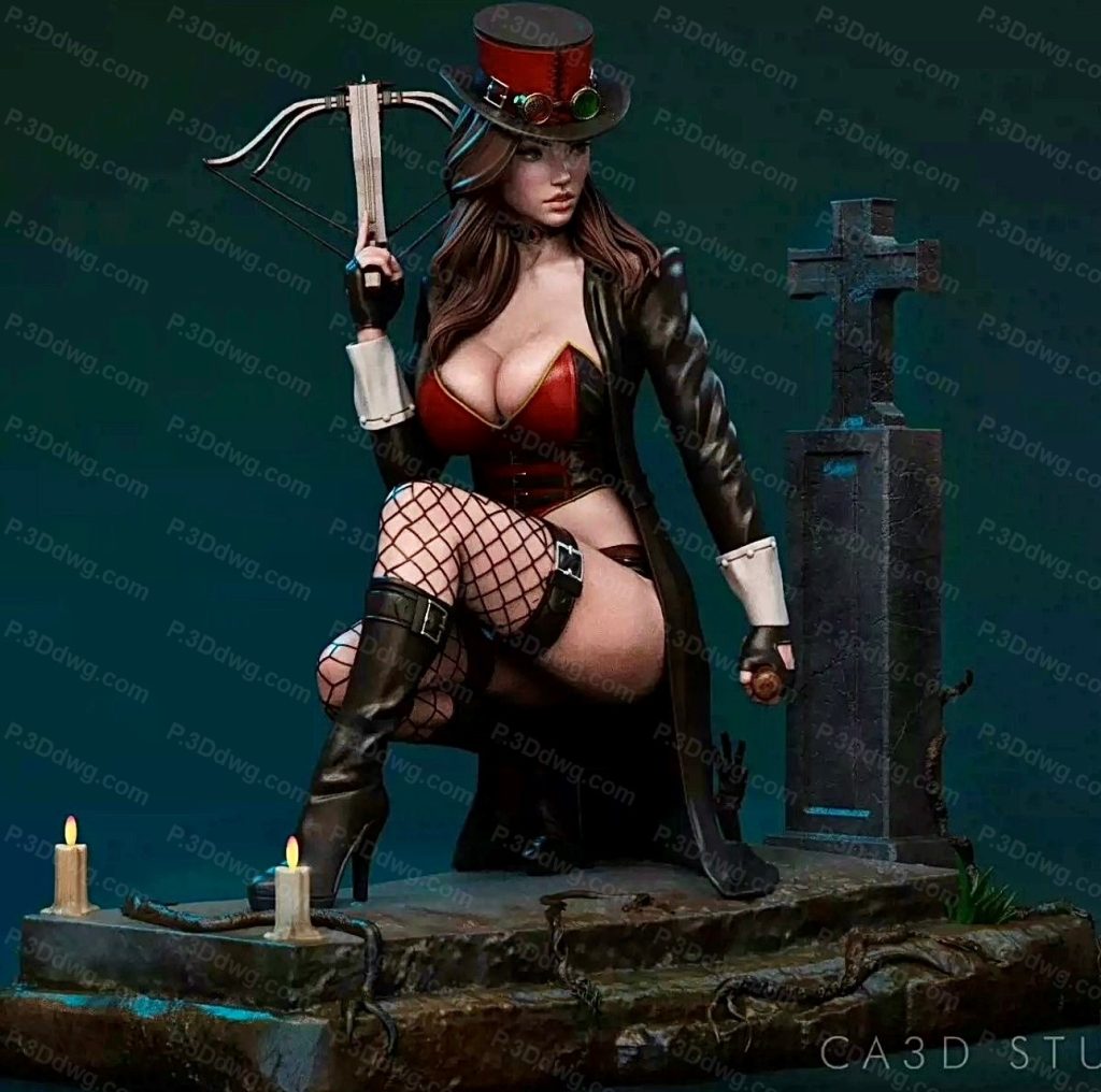 图片[2]-CA3D 吸血鬼猎人 凡妮莎海辛-P站图纸收藏馆