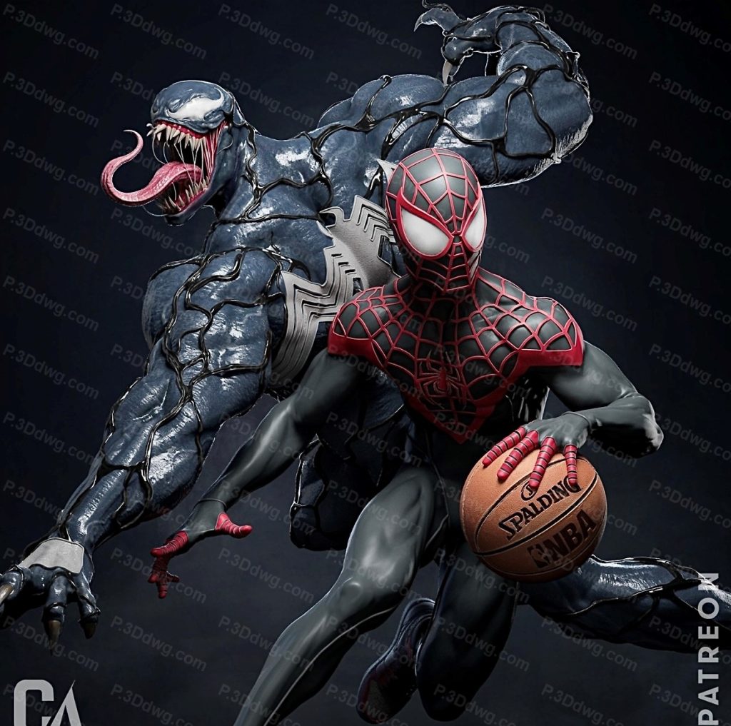 图片[2]-CA3D 漫威 蜘蛛侠和毒液-P站图纸收藏馆