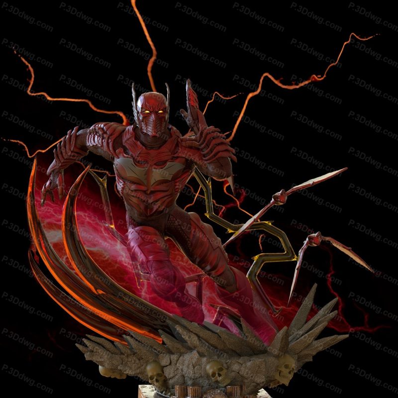 邪恶的蝙蝠侠和闪电侠的融合体-P站图纸收藏馆