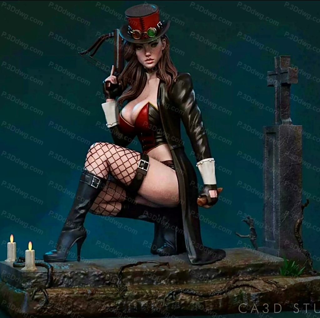 CA3D 吸血鬼猎人 凡妮莎海辛-P站图纸收藏馆