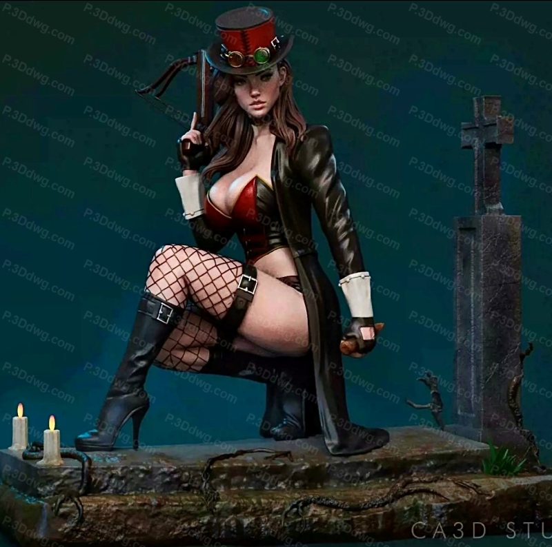 CA3D 吸血鬼猎人 凡妮莎海辛-P站图纸收藏馆