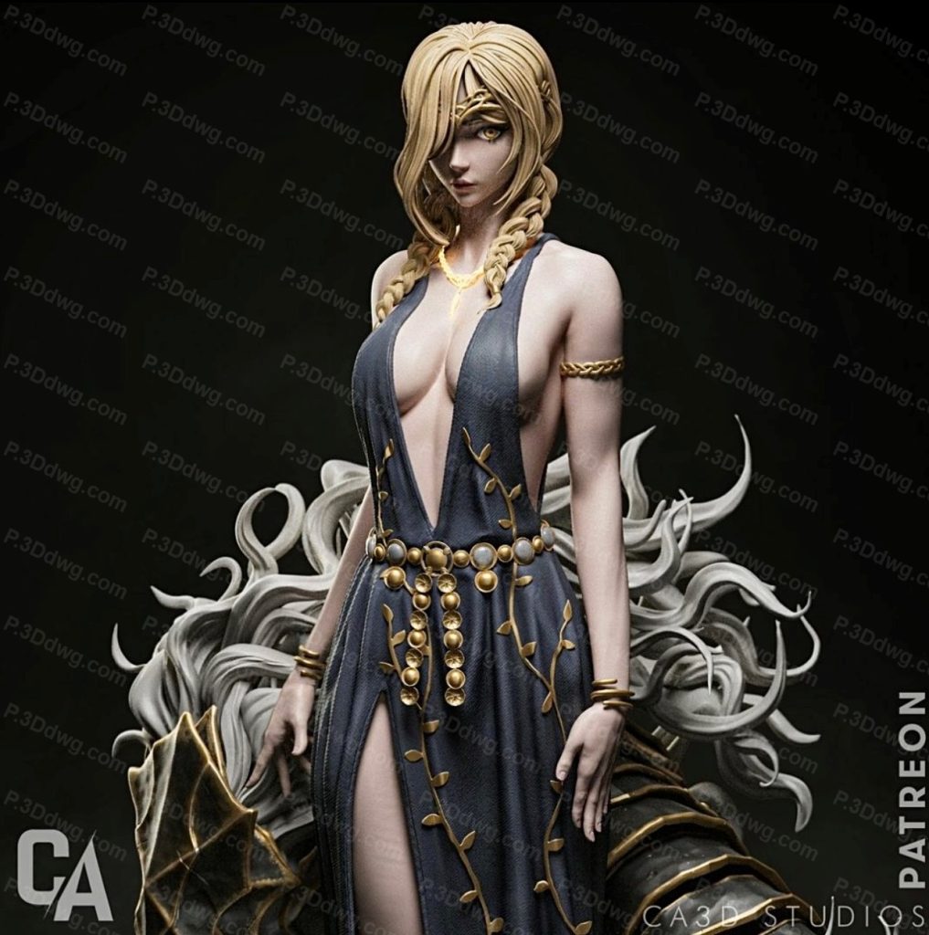 图片[3]-CA3D 艾尔登法环 永恒女王 玛莉卡-P站图纸收藏馆