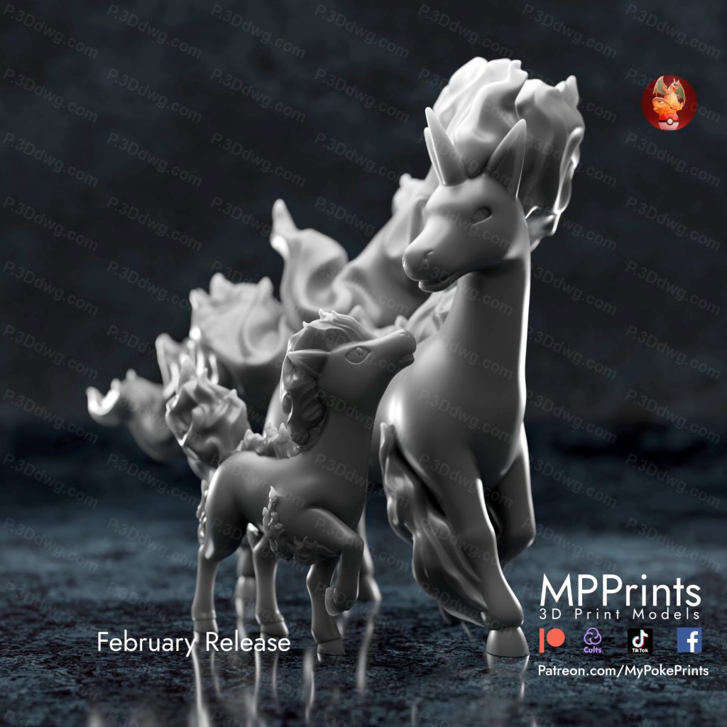 图片[6]-口袋妖怪 小火马和和烈焰马-P站图纸收藏馆