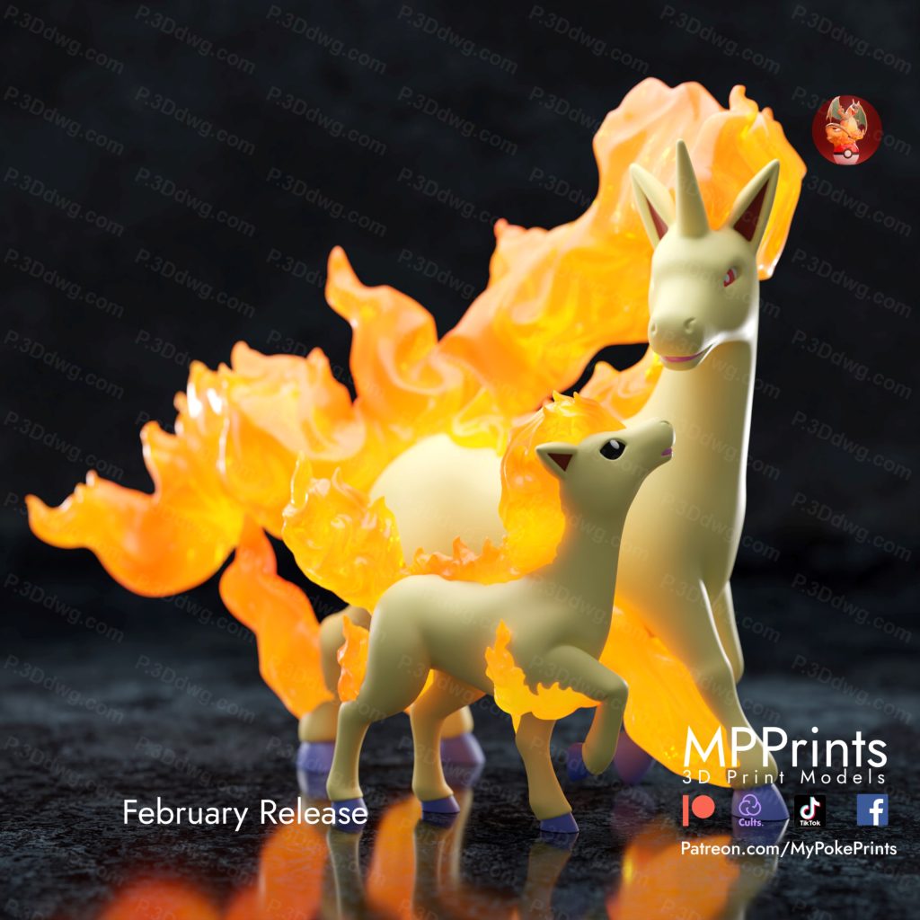 图片[2]-口袋妖怪 小火马和和烈焰马-P站图纸收藏馆