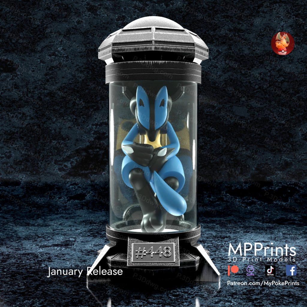 口袋妖怪 冰雪路卡利欧-P站图纸收藏馆