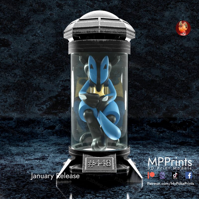 口袋妖怪 冰雪路卡利欧-P站图纸收藏馆