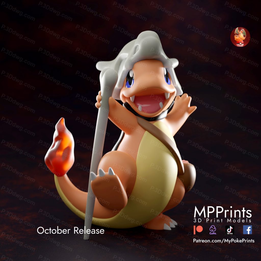 图片[2]-口袋妖怪 圣诞版小火龙-P站图纸收藏馆