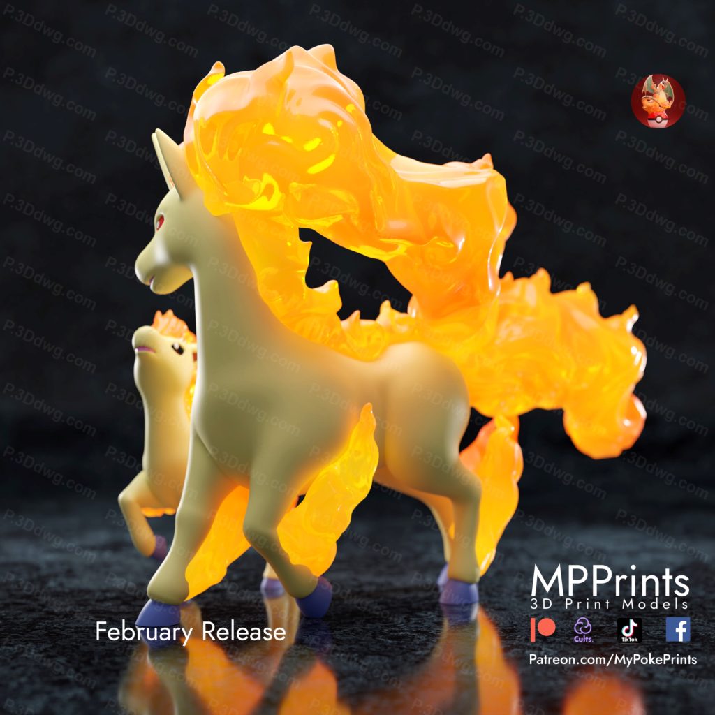 图片[4]-口袋妖怪 小火马和和烈焰马-P站图纸收藏馆