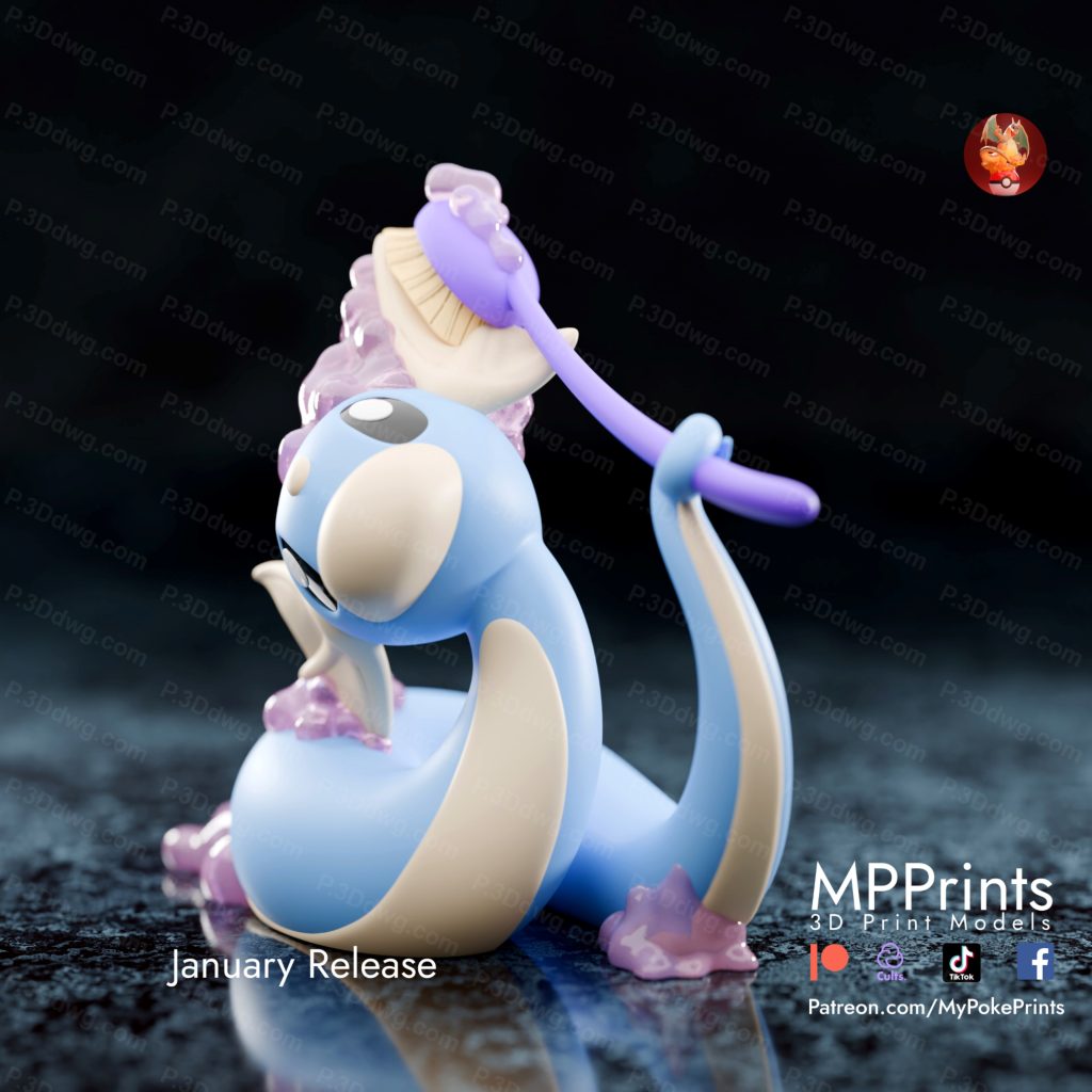 图片[3]-口袋妖怪 洗澡的迷你龙-P站图纸收藏馆