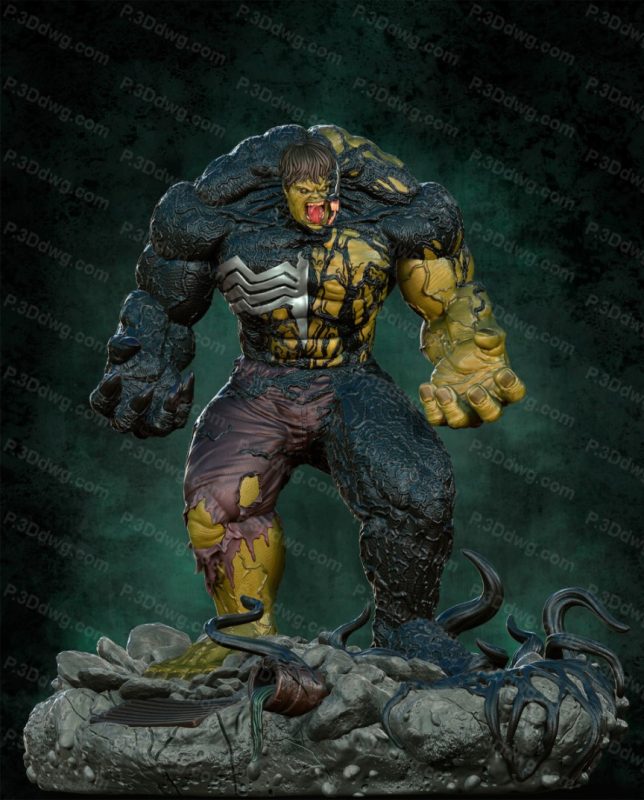 漫威 毒液浩克-P站图纸收藏馆