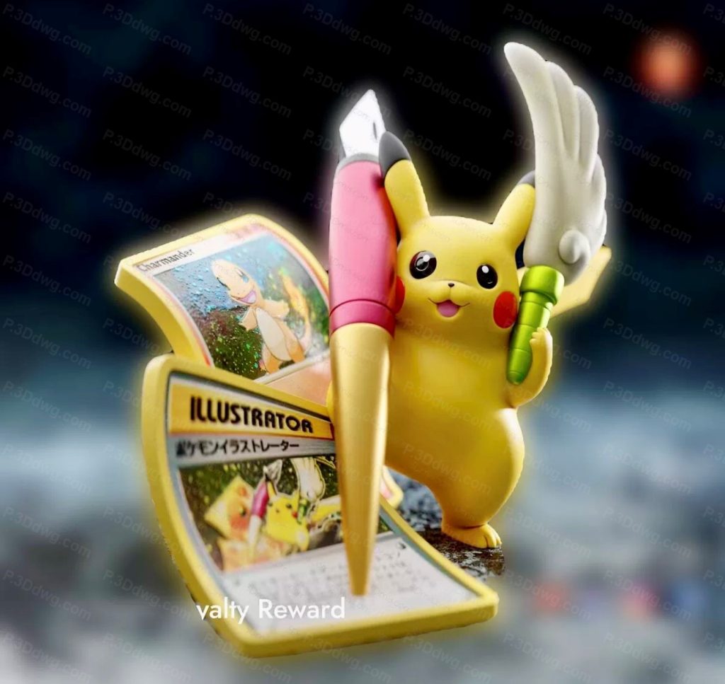 口袋妖怪 插画皮卡丘-P站图纸收藏馆