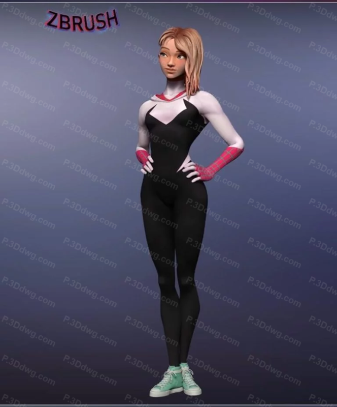 漫威 蜘蛛格温-P站图纸收藏馆