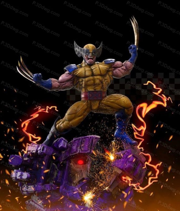 漫威 X战警 金钢狼-P站图纸收藏馆