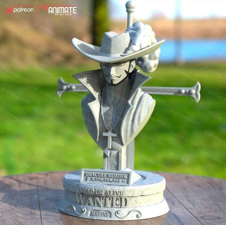 海贼王 妮可·罗宾和朱洛基尔·米霍克-P站图纸收藏馆