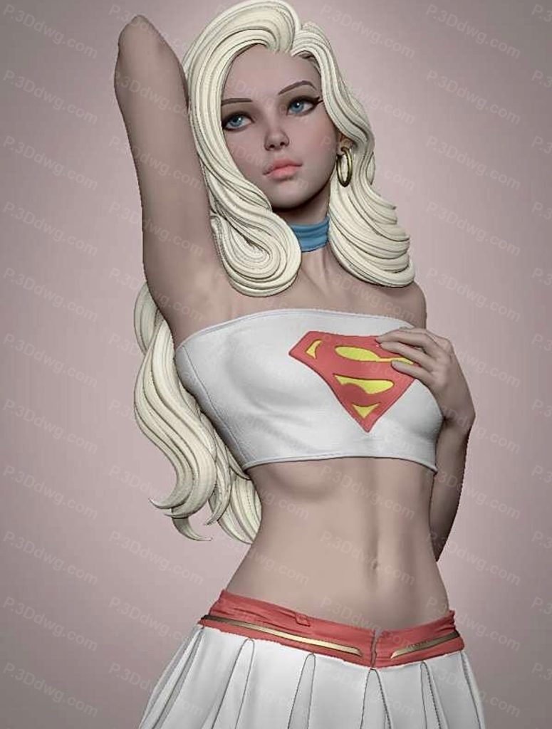 图片[2]-CA3D 漫威 超级少女 Supergirl-P站图纸收藏馆