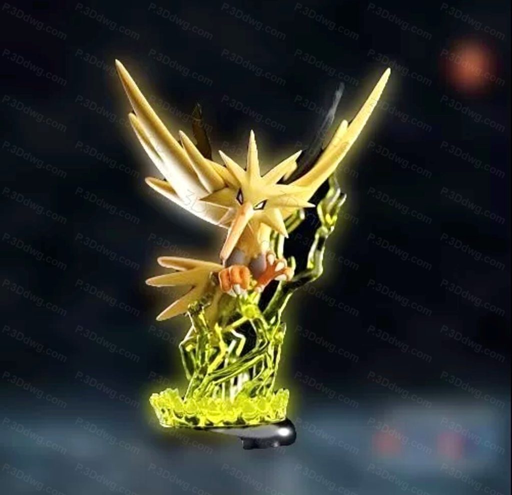 口袋妖怪 闪电鸟-P站图纸收藏馆