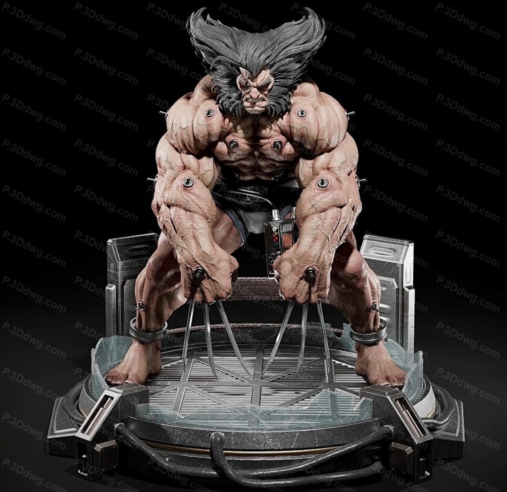 图片[2]-CA3D 漫威 金刚狼-P站图纸收藏馆