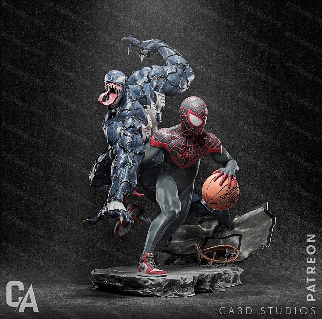 图片[3]-CA3D 漫威 蜘蛛侠和毒液-P站图纸收藏馆