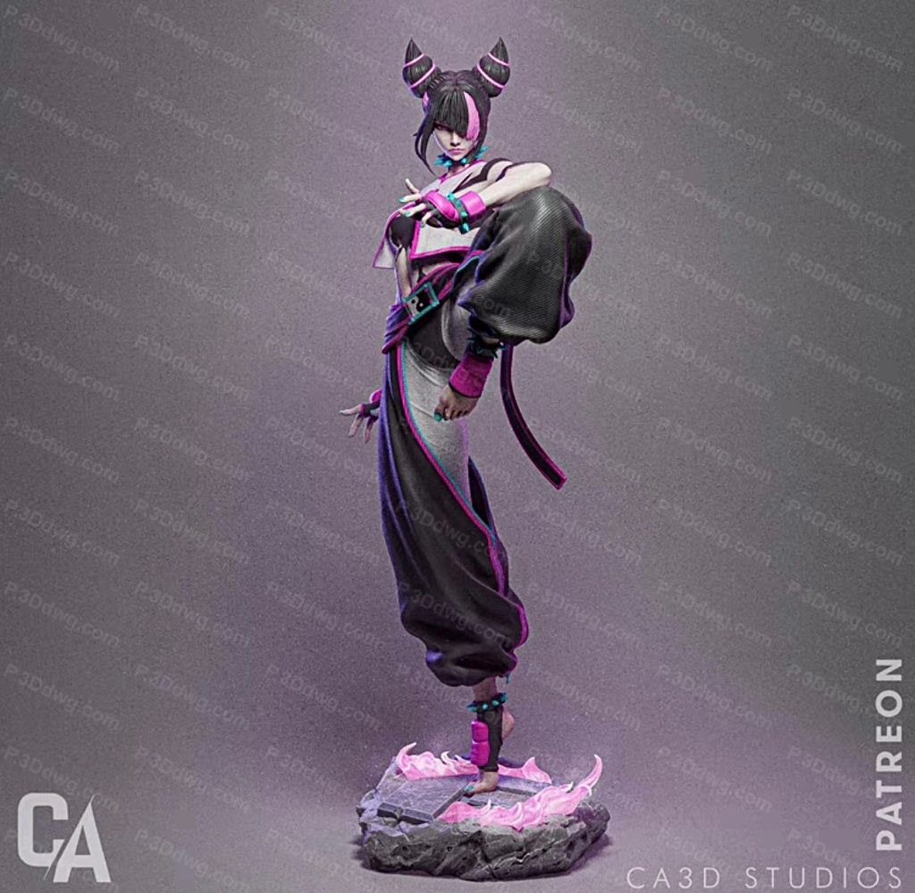 图片[1]-CA3D 街头霸王 塞斯 蜘蛛-P站图纸收藏馆