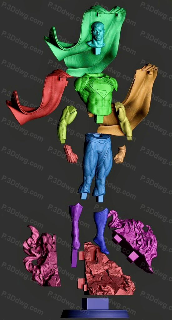 图片[4]-CA3D DC 黑超人 法尔·佐德-P站图纸收藏馆