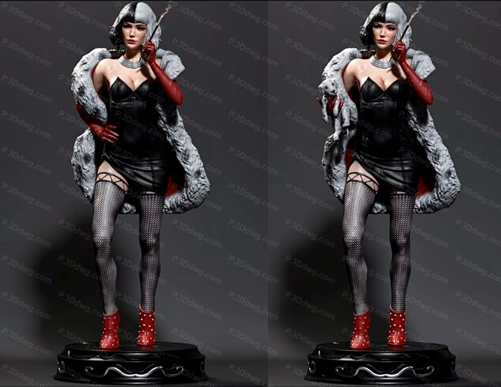 CA3D Cruella 库伊拉-P站图纸收藏馆