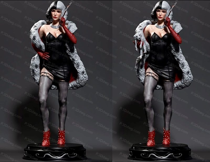 CA3D Cruella 库伊拉-P站图纸收藏馆