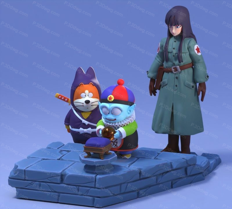 皮拉夫三人组-P站图纸收藏馆