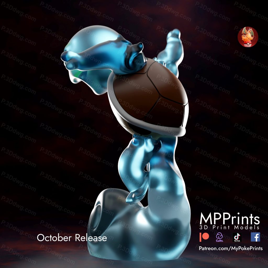 图片[3]-口袋妖怪 幽灵杰尼龟-P站图纸收藏馆