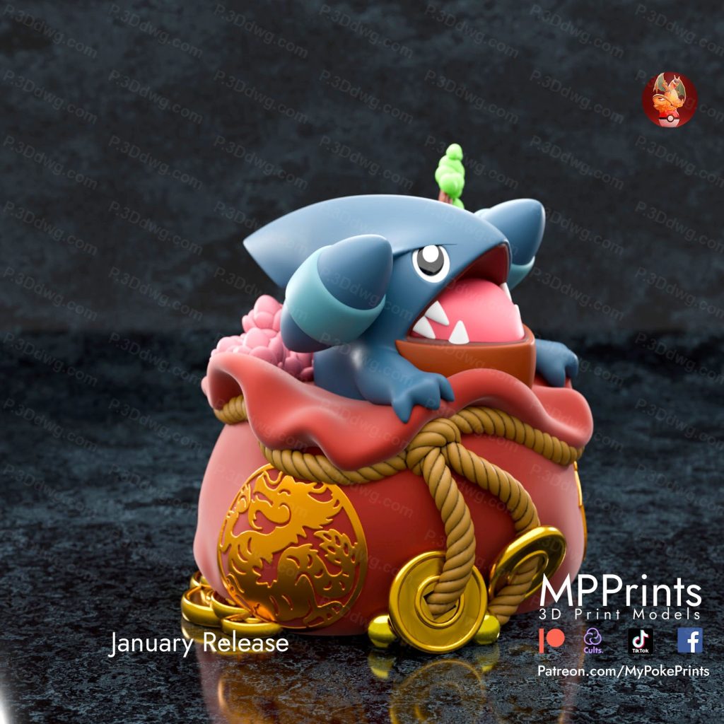 图片[3]-口袋妖怪 圆陆鲨-P站图纸收藏馆