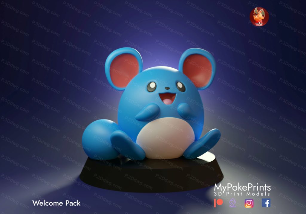 口袋妖怪 冰伊布和玛力露-P站图纸收藏馆