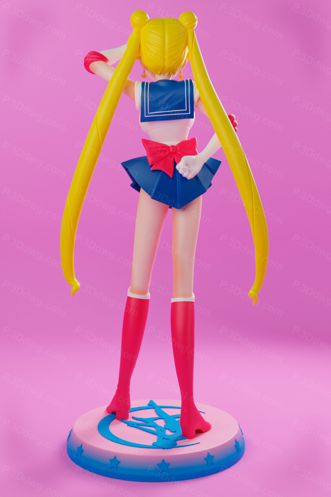 图片[4]-Blue Spray 美少女战士 水兵月-P站图纸收藏馆