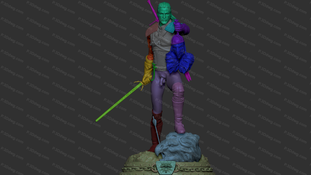 图片[6]-CA3D 猎魔人 杰洛特-P站图纸收藏馆