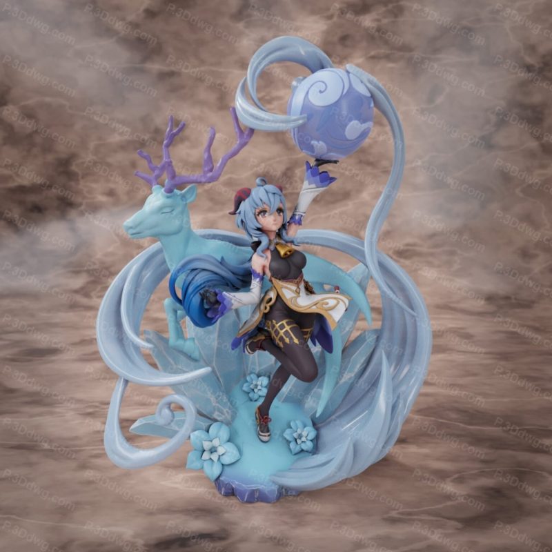 原神 甘雨-P站图纸收藏馆